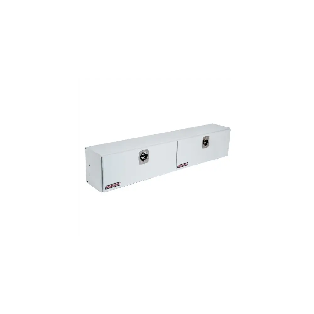 Weather Guard 96-1/4" Super Side Truck Side Rail Tool Box - White - WGU297-3-02